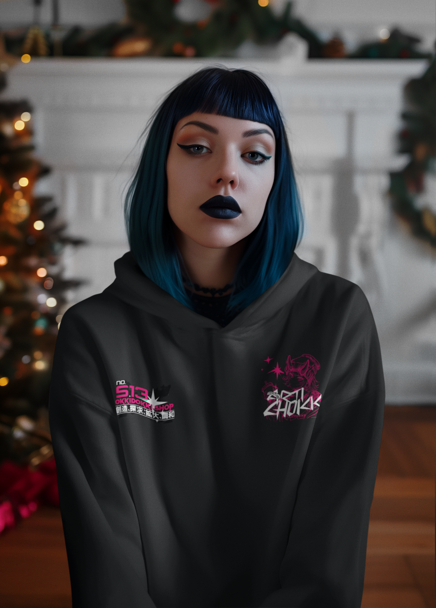 BOBA GIRL - HOODIE | LIMITED TIME Free Temp Tattoos and Stickers