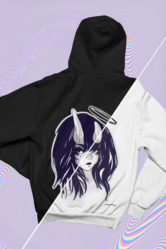 PLANET SATURN HALO GIRL - HOODIE