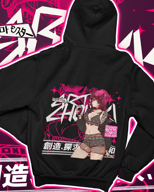 BOBA GIRL - HOODIE | LIMITED TIME Free Temp Tattoos and Stickers