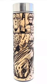 Hero for Fun - Bamboo Insulated Thermos Bottle - FREE Tea Diffuser Included