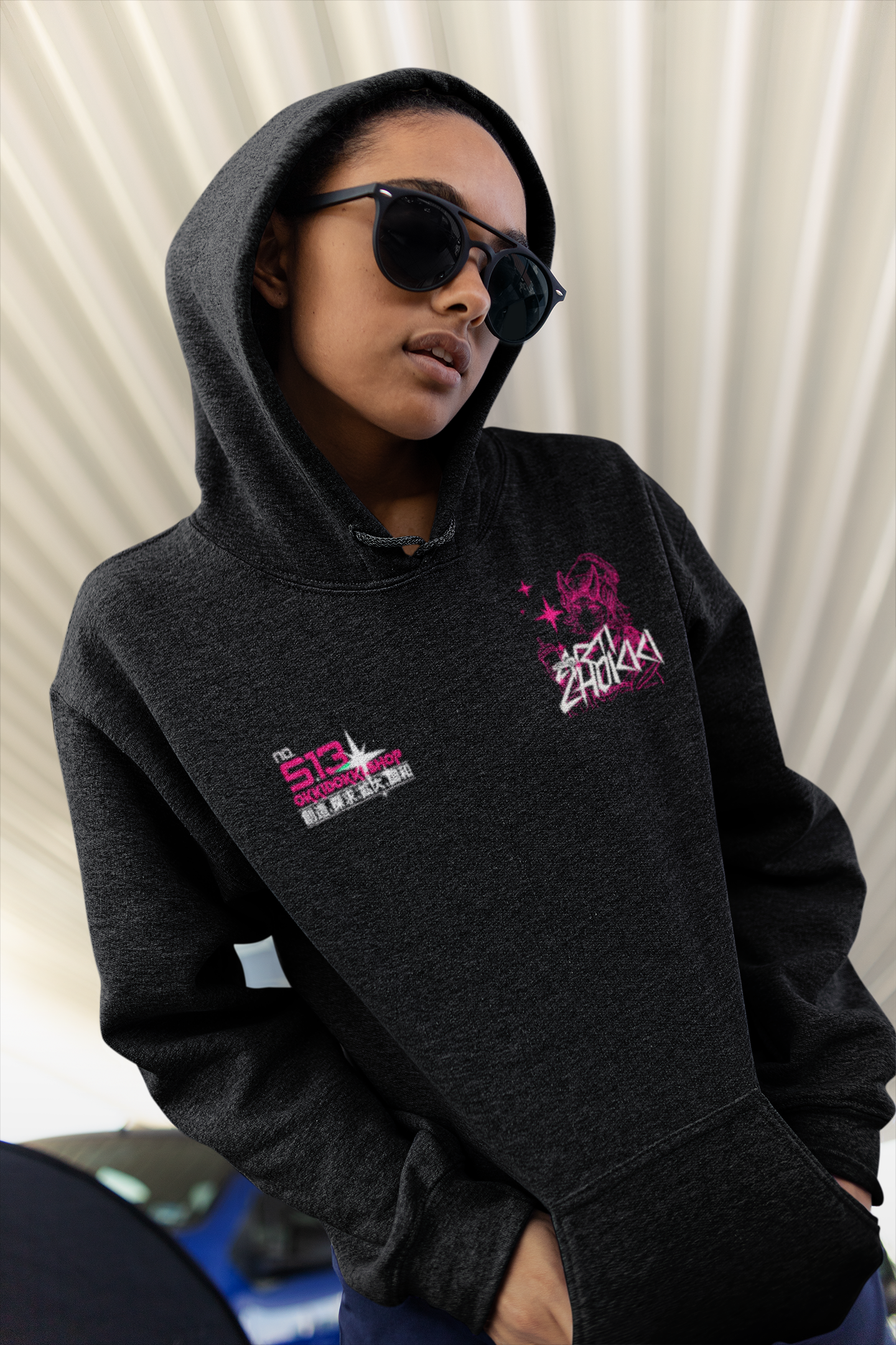BOBA GIRL - HOODIE | LIMITED TIME Free Temp Tattoos and Stickers