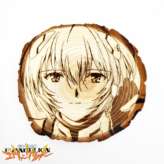 Evangelionn - ReiAyanami WoodArts! | Coaster | w/ Free Stand
