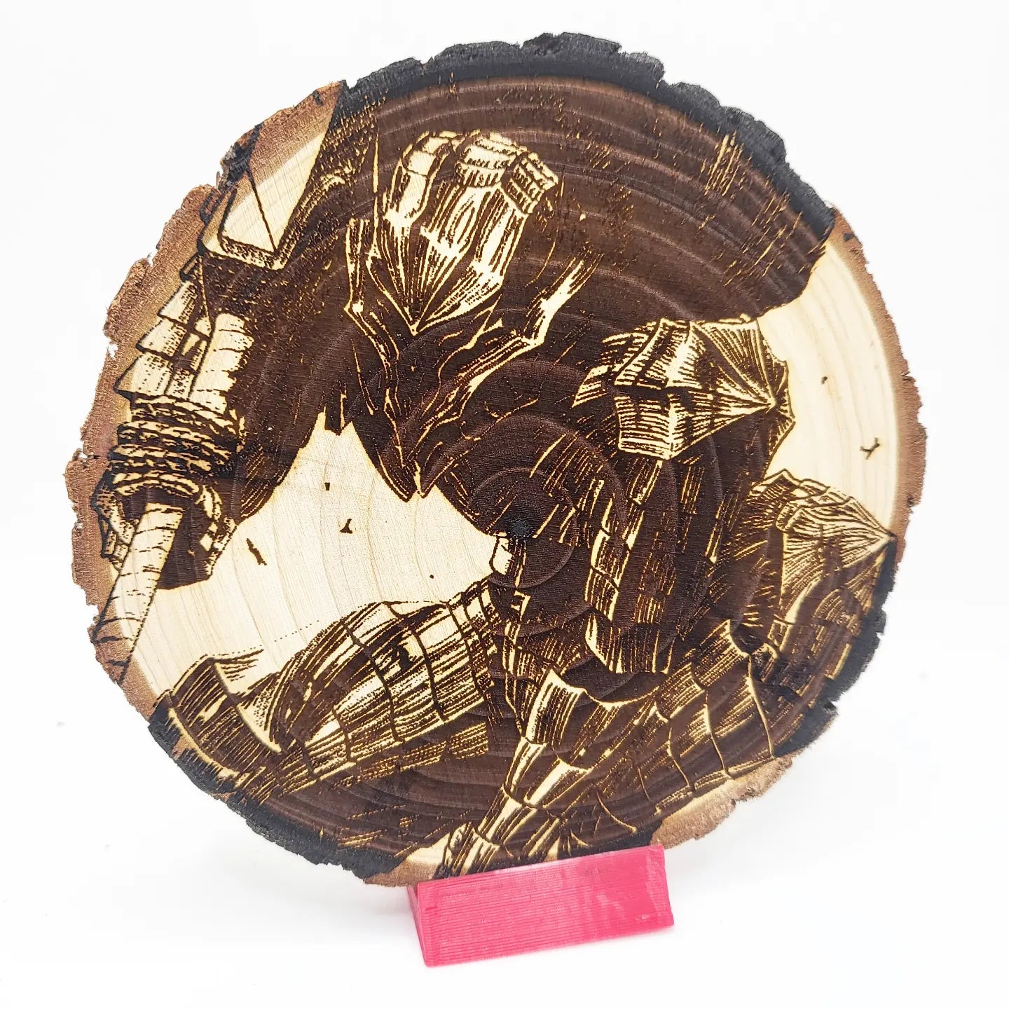 Berserker Armor - WoodArts! Functional Coaster | w/ Free Stand