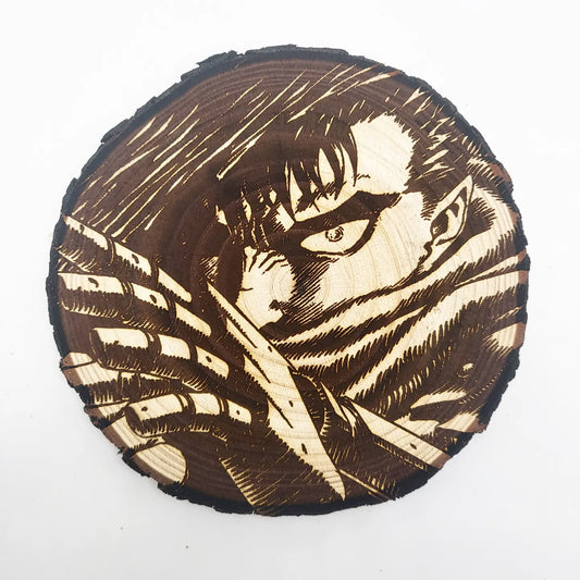 Guts Gaze - WoodArts! Functional Coaster | w/ Free Stand