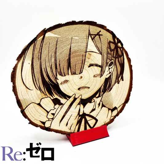 Re;Zero - Remm WoodArts! | Coaster | w/ Free Stand