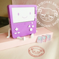 Lavender Edition - BMO Faces Accessories Pack 1 | For OkkiDokki Nintendo Switch Bmo Dock | Pack of 6 +BONUS Trading Cards