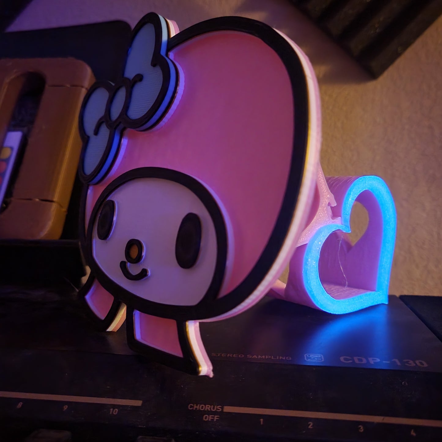 Pink Kawaii Universal Controller Stand | Nintendo Switch , Playstation, Xbox | UV Glows