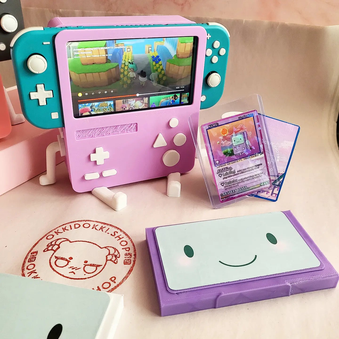 Lavender - Nintendo Switch LITE - BMO Dock | w/ Limited Time Free Holo –  OkkiDokkishop