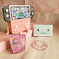 Pastel Pink - Nintendo Switch LITE - BMO Dock | w/ Limited Time Free Holographic Adoption Training Card + Free Display Face