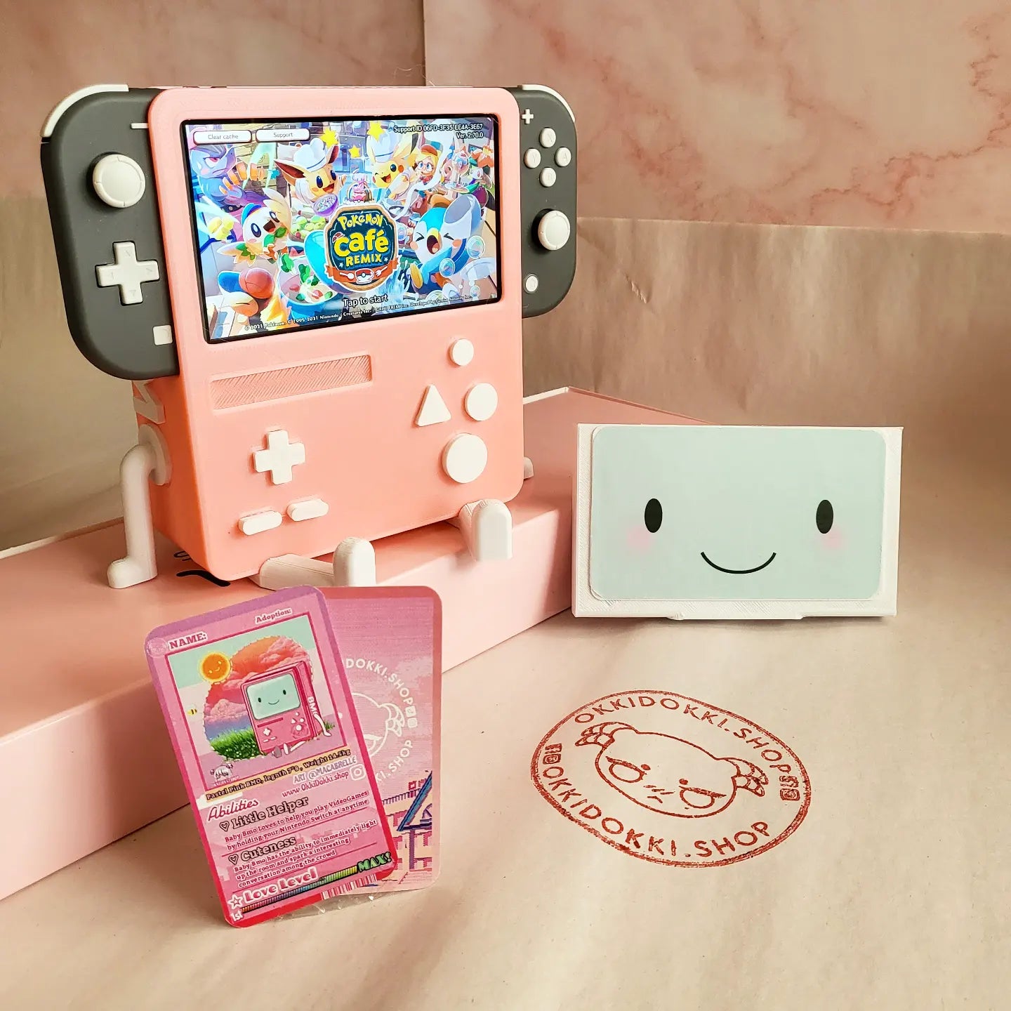 Pastel Pink - Nintendo Switch LITE - BMO Dock | w/ Limited Time