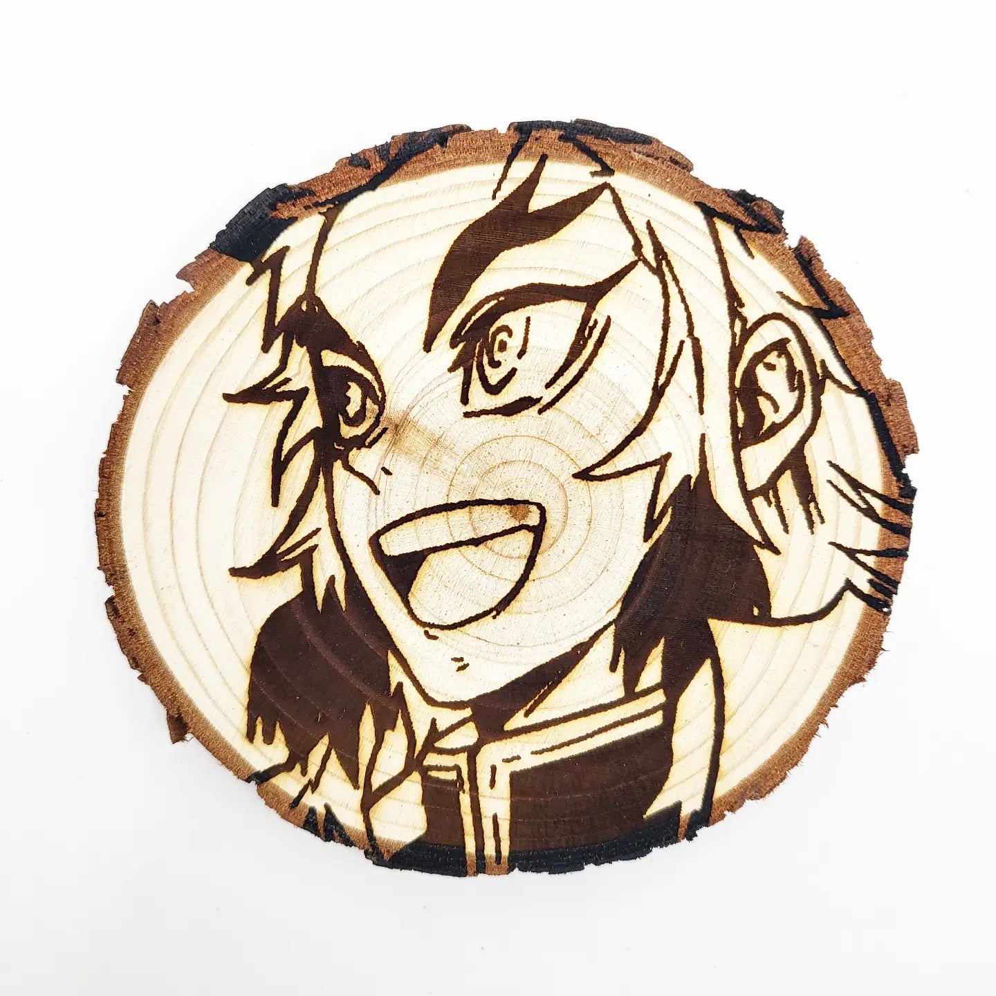 Rengoku Smile - WoodArts! Functional Coaster | w/ Free Stand