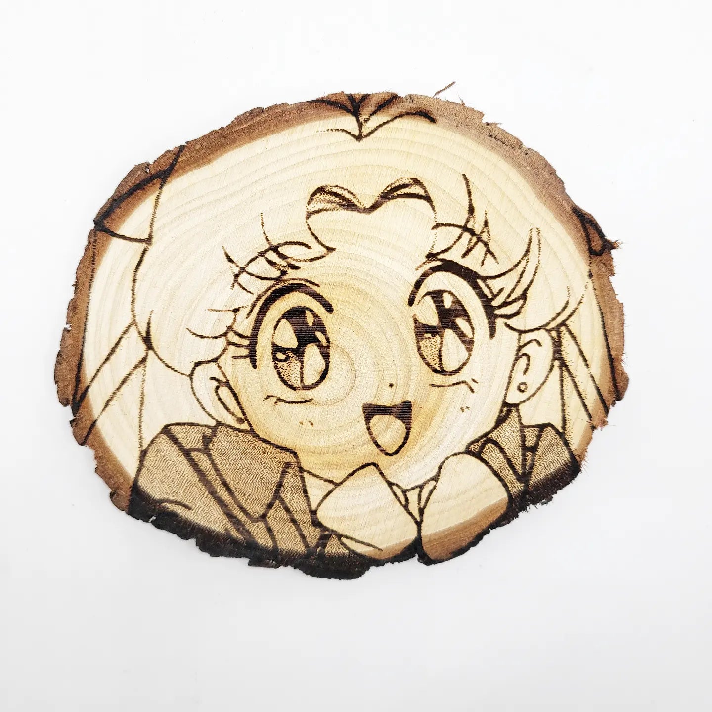 SailorMoon Happy- WoodArts! Functional Coaster | w/ Free Stand