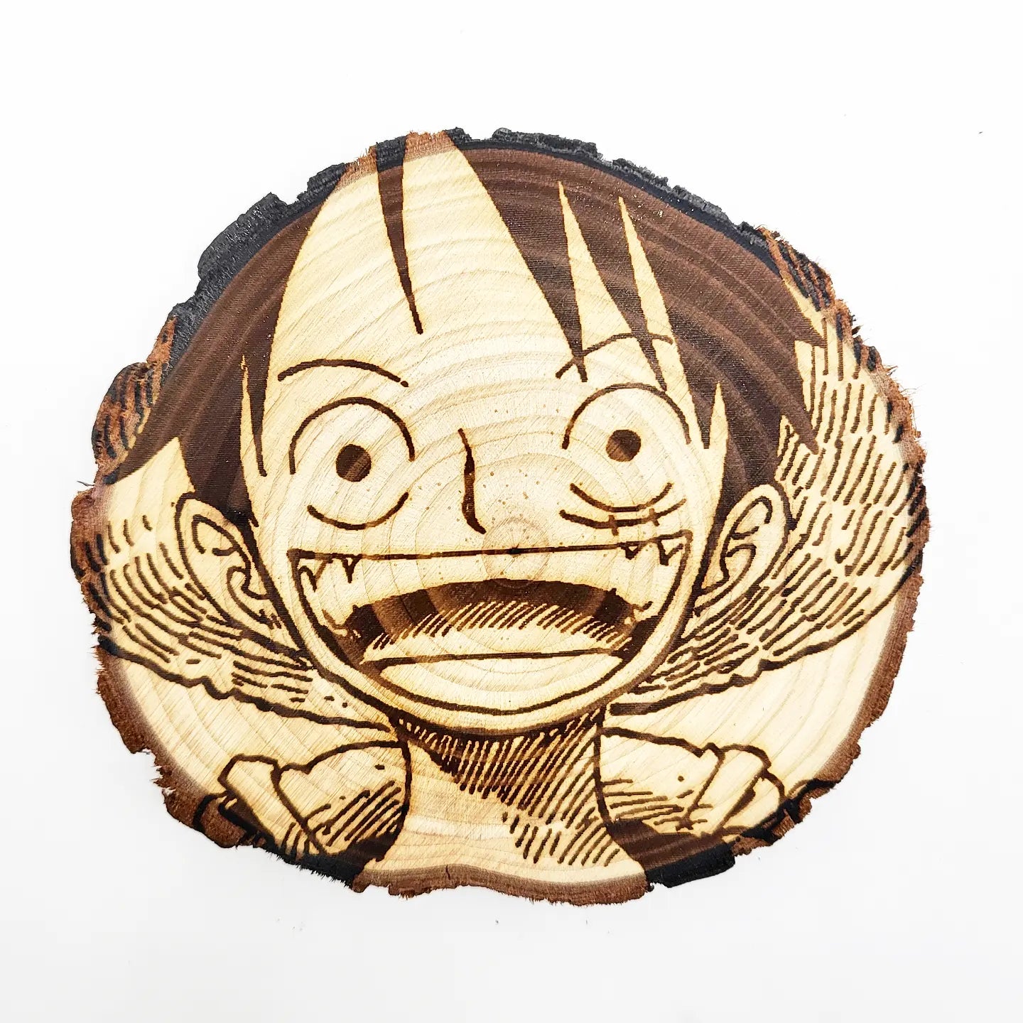 Luffy Smile - WoodArts! Functional Coaster | w/ Free Stand