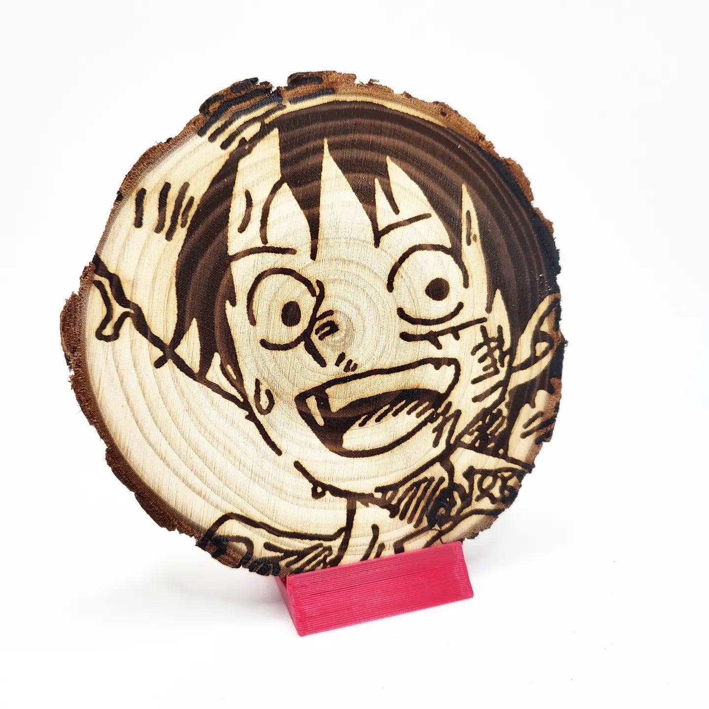 Victory Luffy - WoodArts! Functional Coaster | w/ Free Stand