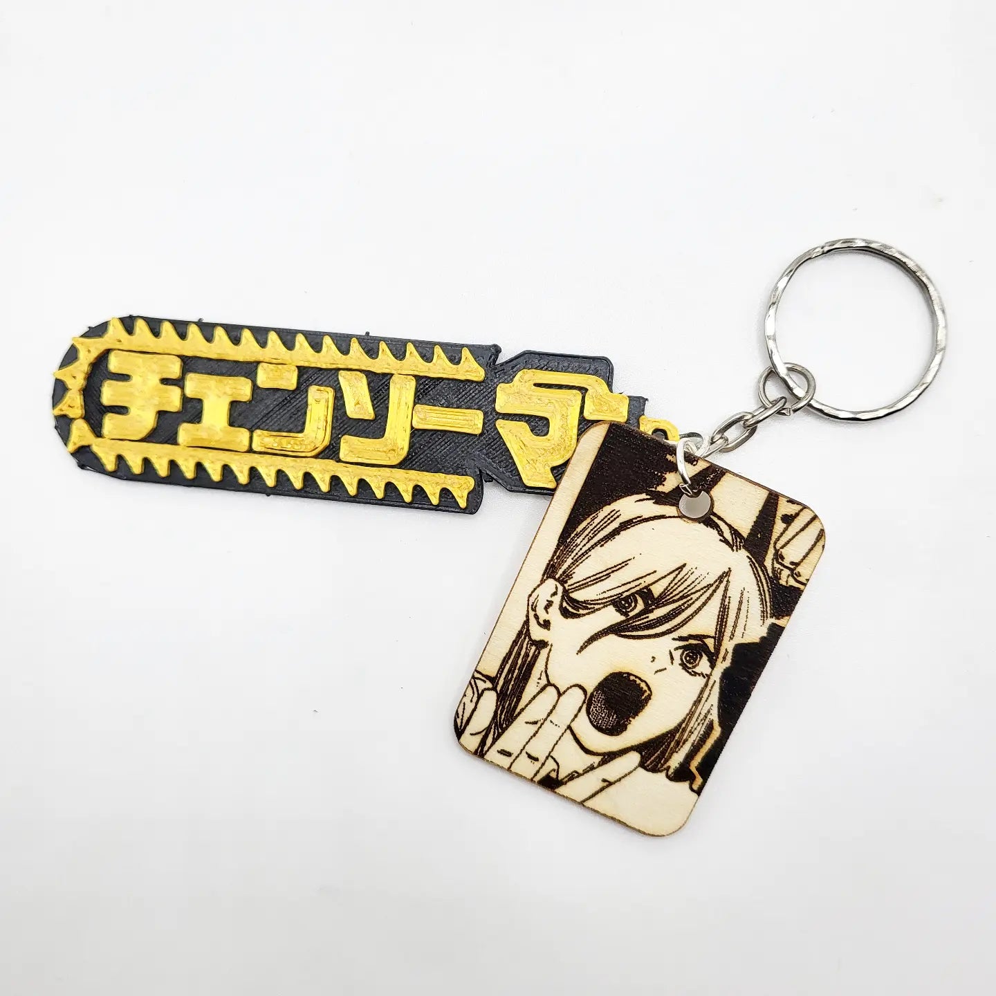 POWER Gold - WoodArts! Keychain and Free CHARM!