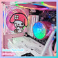 Pink Melody | MultiColor PC Gaming  Fan Shroud / Grill / Fan Cover | Breathable Safe Design, Hardware Included ,  SizeFit 120mm